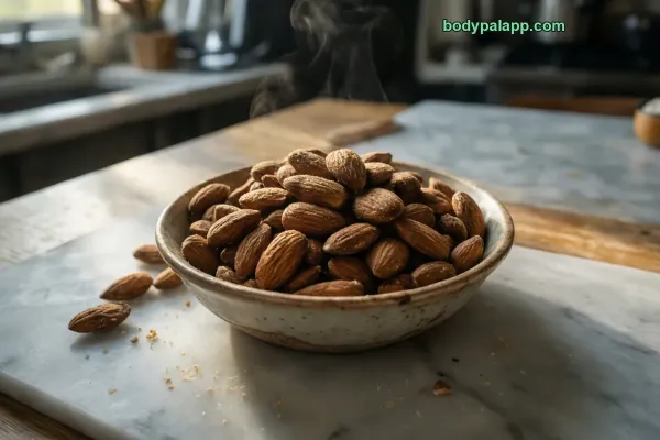Almonds, Raw calories
