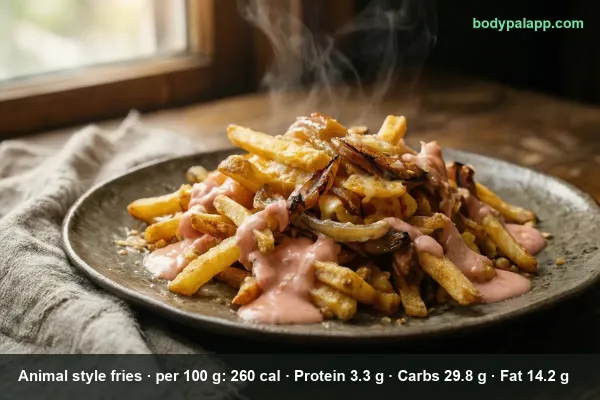 Animal Style Fries calories