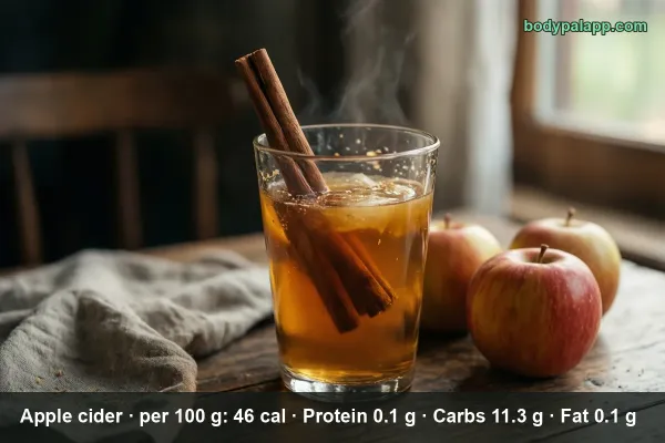 Apple cider calories