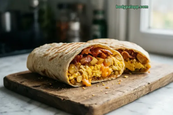 Bacon Breakfast Burrito calories