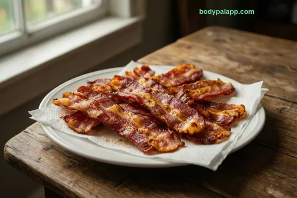 Cooked Bacon calories