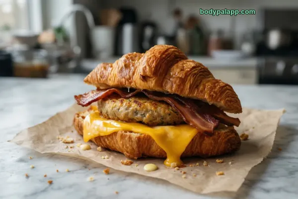 Bacon Egg And Cheese Croissant calories