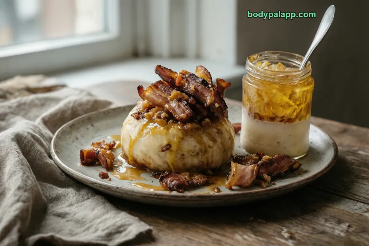 Bacon grease, rendered pork fat