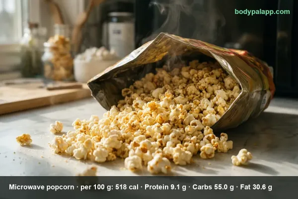 Bag Of Microwave Popcorn calories