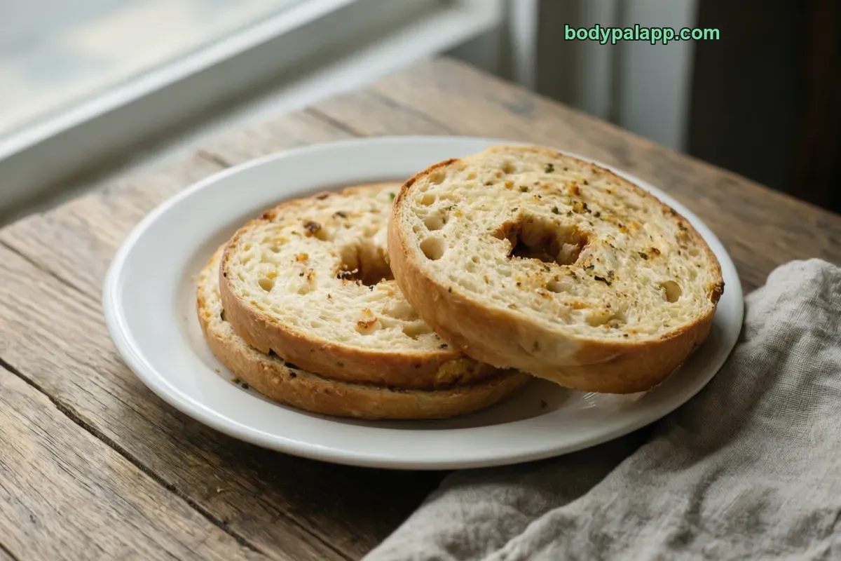 Bagel thin, plain bagel, thin size