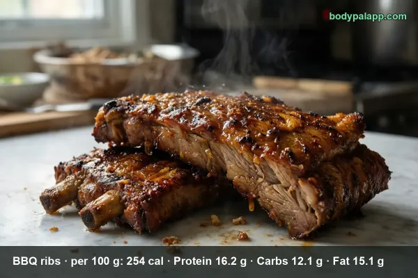BBQ Rib calories