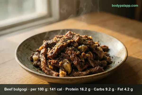 Beef Bulgogi calories