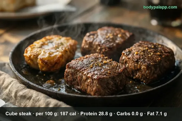 Beef Cube Steak calories