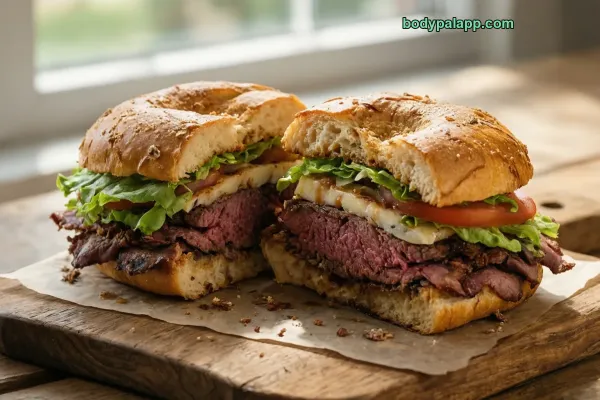 Beef Sandwich calories