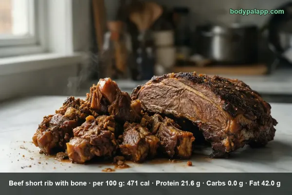 Beef Short Rib With The Bone calories
