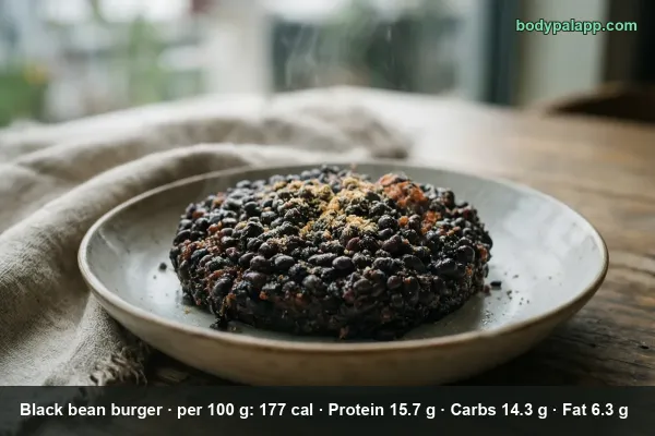 Black Bean Burger calories