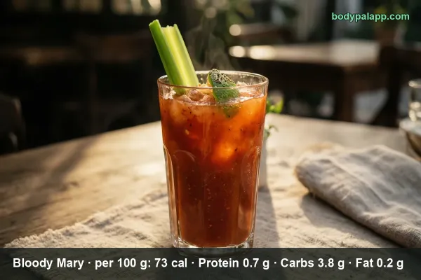 Bloody Mary calories