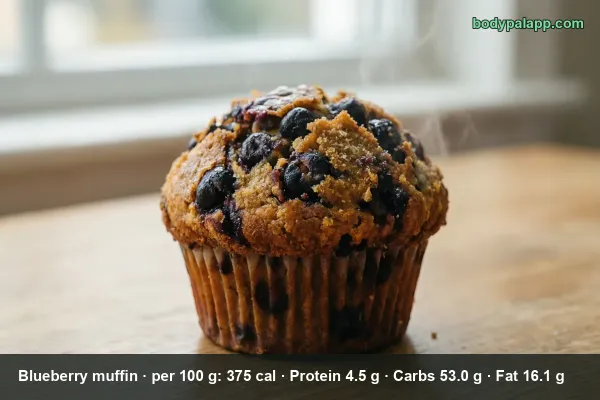 Blueberry Muffin calories