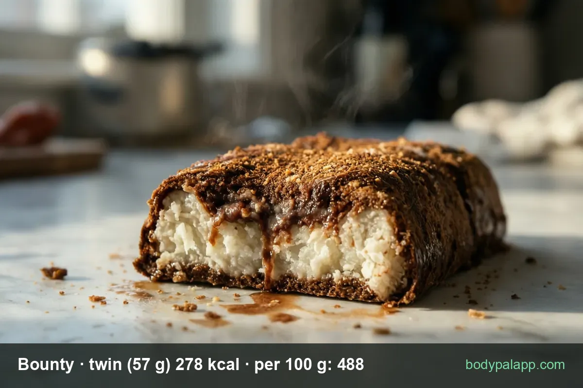 Bounty - 278 kcal per twin bar