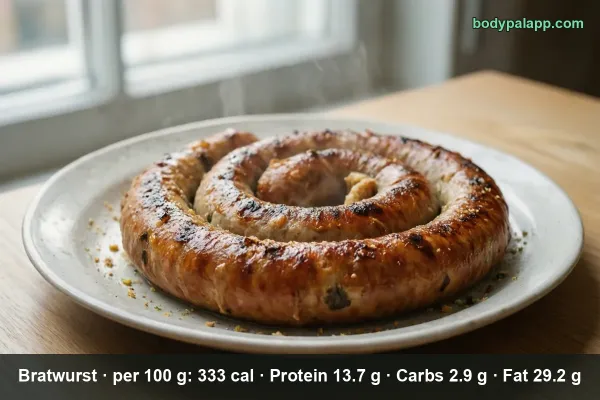 Bratwurst calories