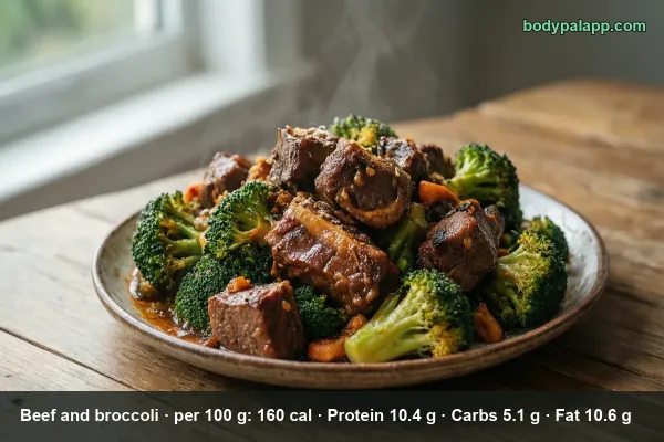 Broccoli Beef calories