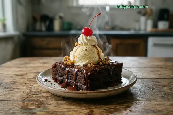 Brownie Sundae calories