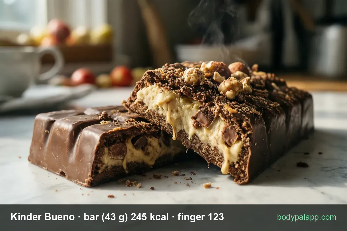 Kinder Bueno - 245 kcal per bar