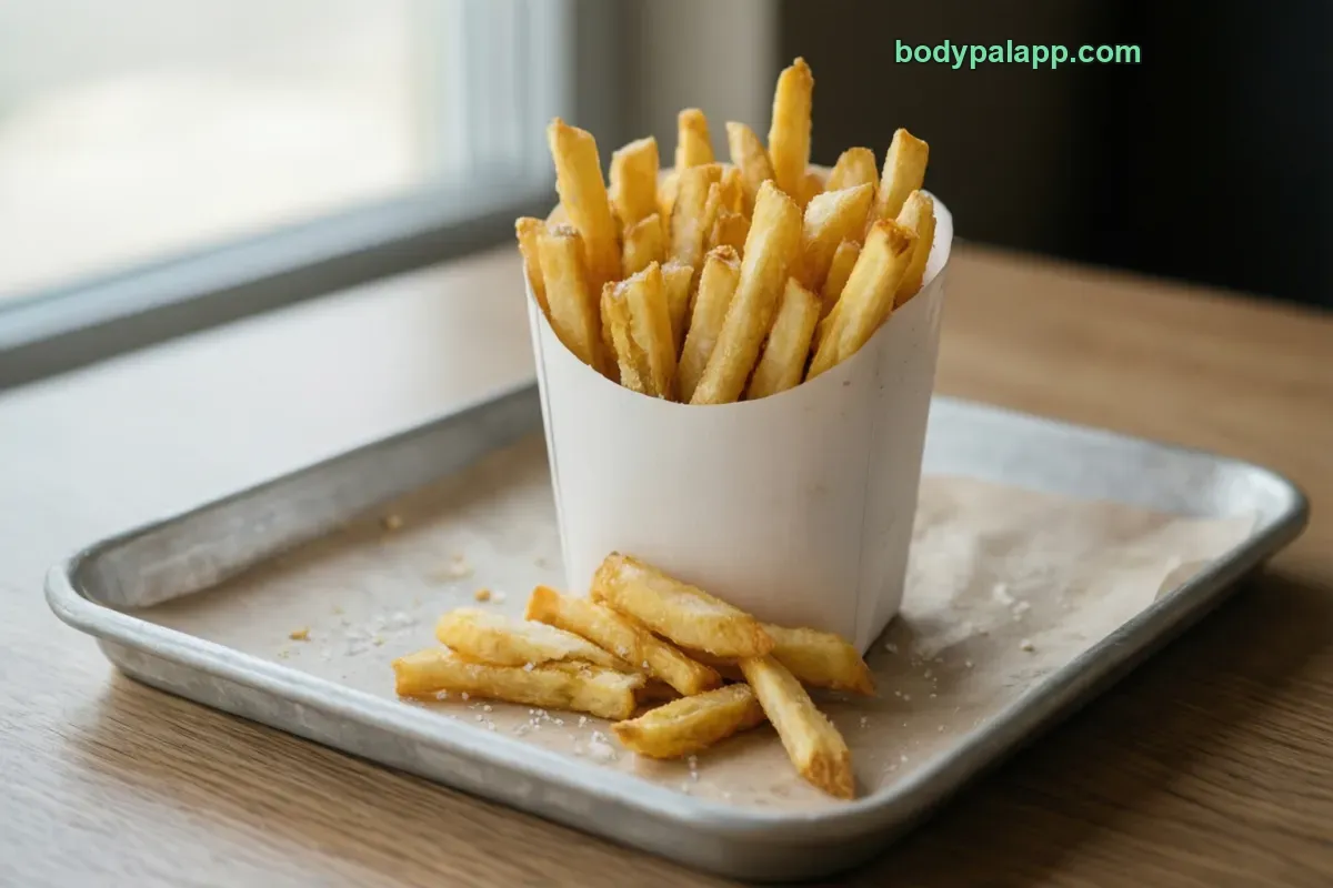Burger king fries, fast food