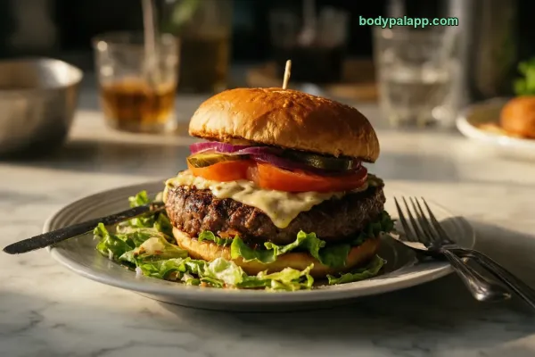 Burger Without Bun calories