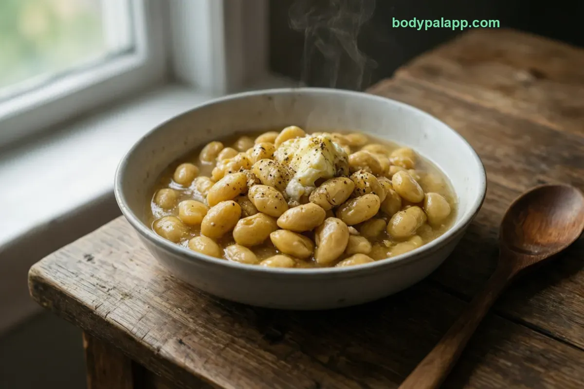Butter beans, large limas, boiled, unsalted