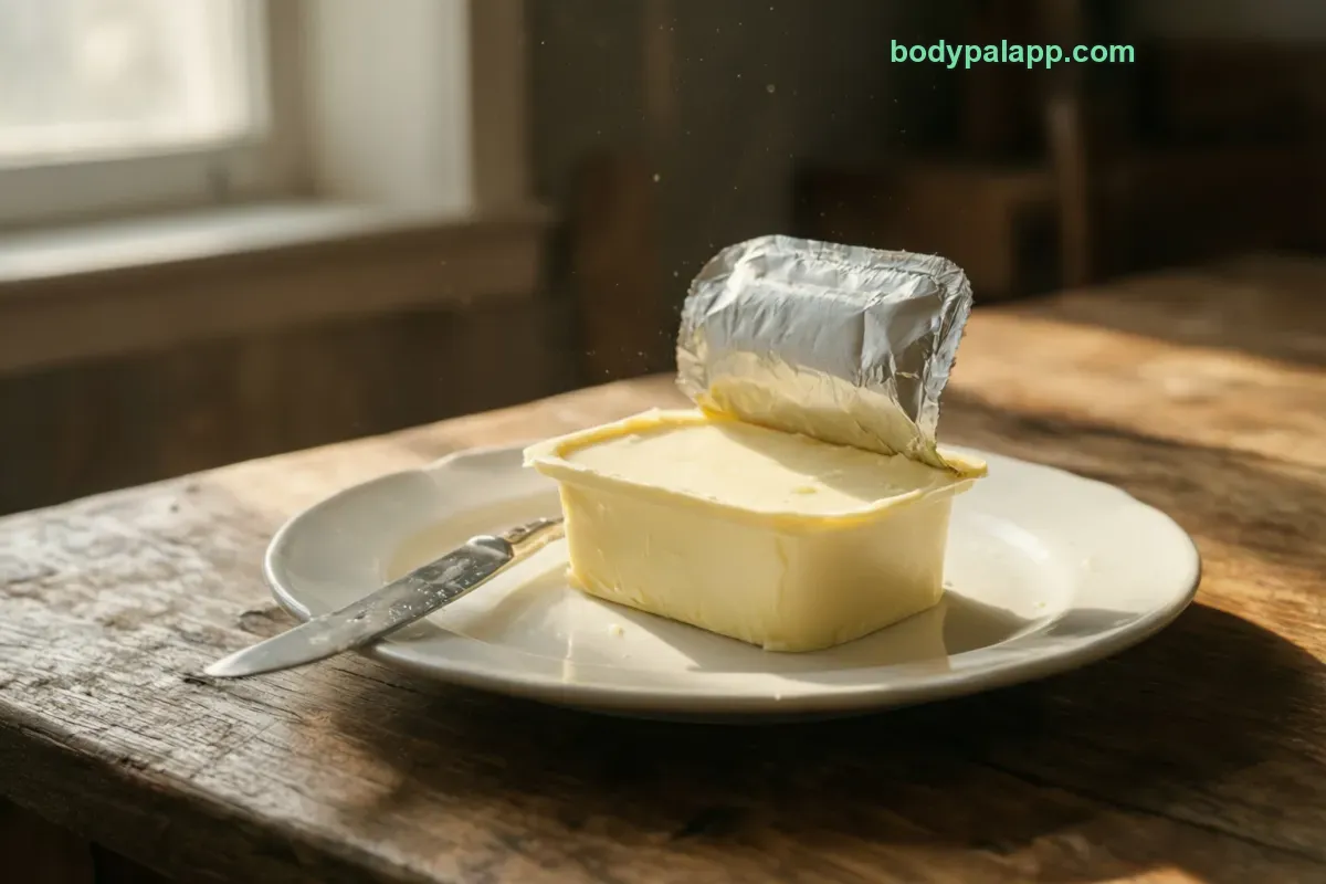 Butter packet, salted, single-serve packet