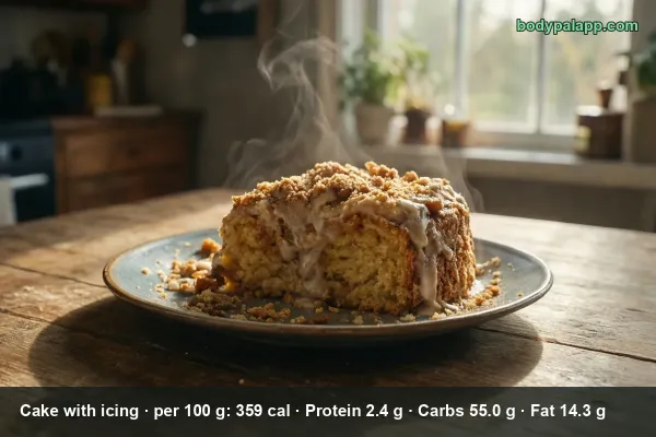 Cake With Icing calories