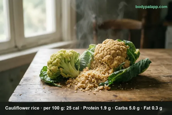 Cauliflower Rice calories
