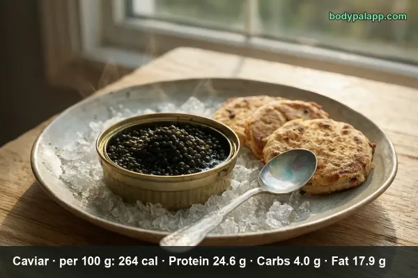 Caviar calories