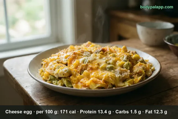 Cheese Eggs calories