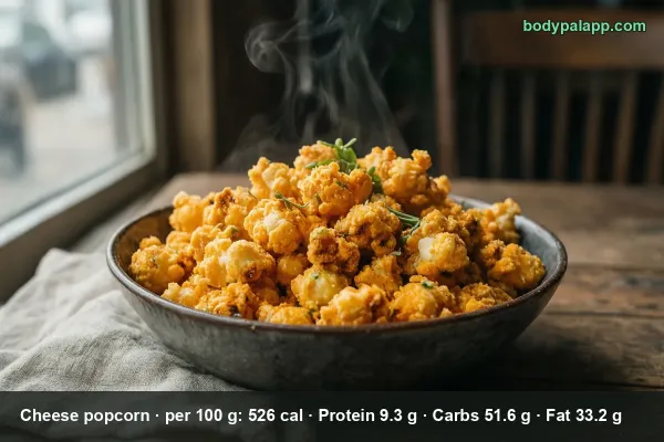 Cheese Popcorn calories