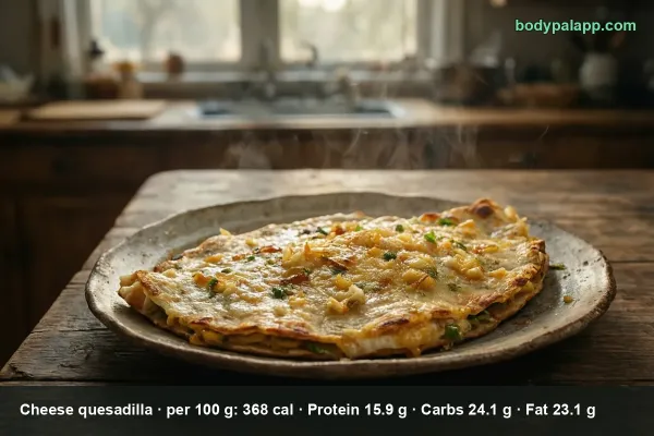 Cheese Quesadilla calories