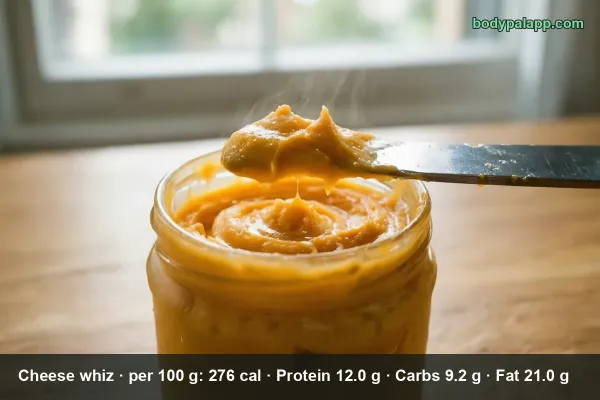 Cheez Whiz calories