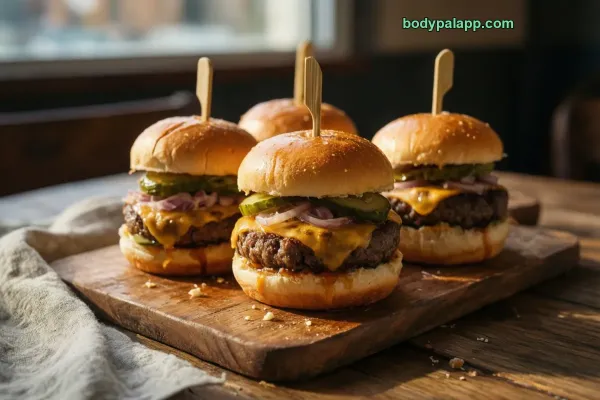 Cheeseburger Slider calories