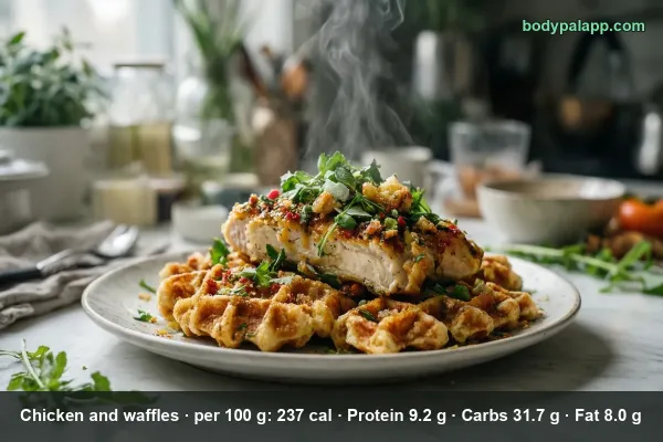 Chicken And Waffles calories