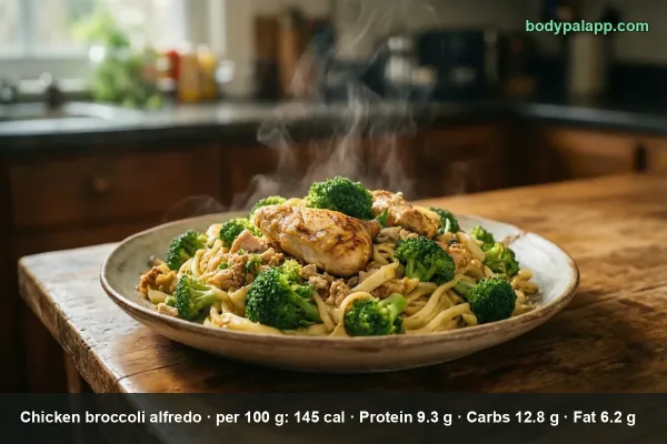 Chicken Broccoli Alfredo calories