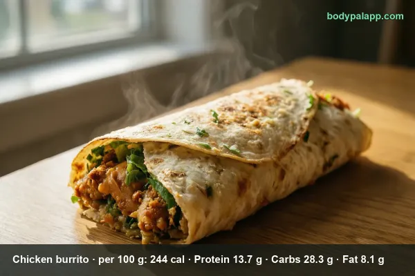Chicken Burrito calories