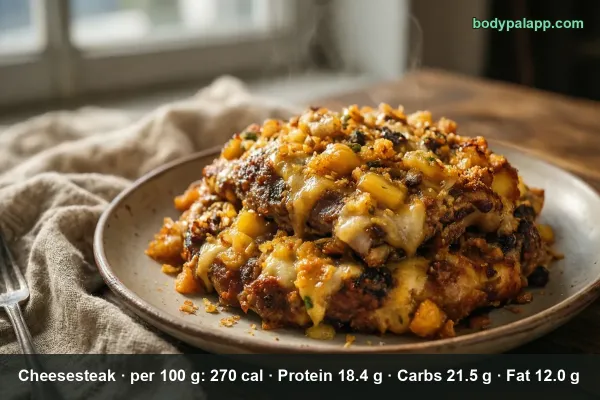 Chicken Cheesesteak calories
