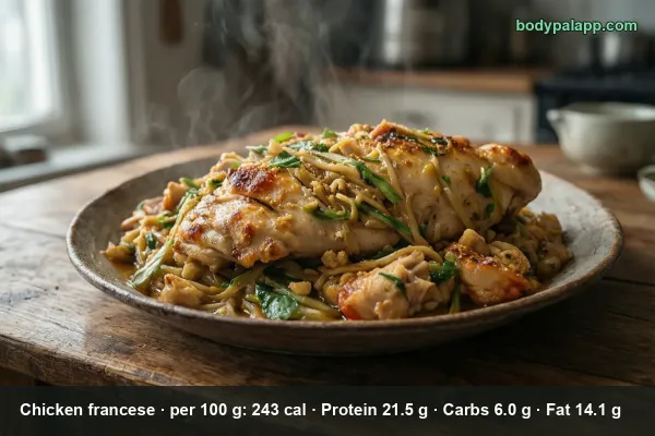Chicken Francese calories