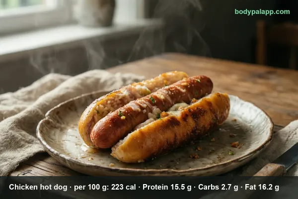 Chicken Hot Dog calories
