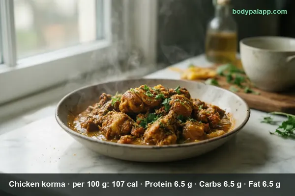 Chicken Korma calories