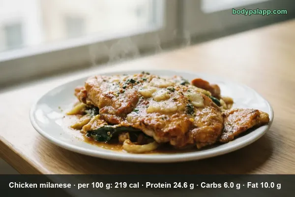 Chicken Milanese calories