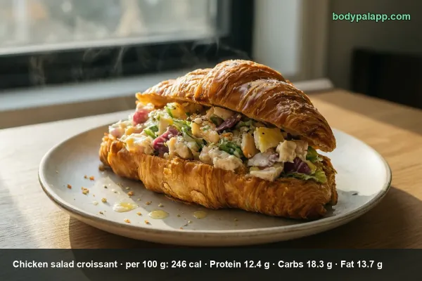 Chicken Salad Croissant calories