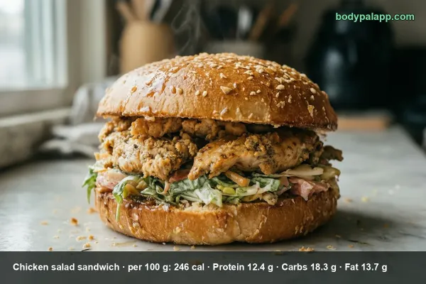Chicken Salad Sandwich calories
