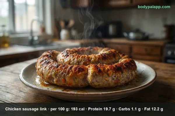 Chicken Sausage Link calories