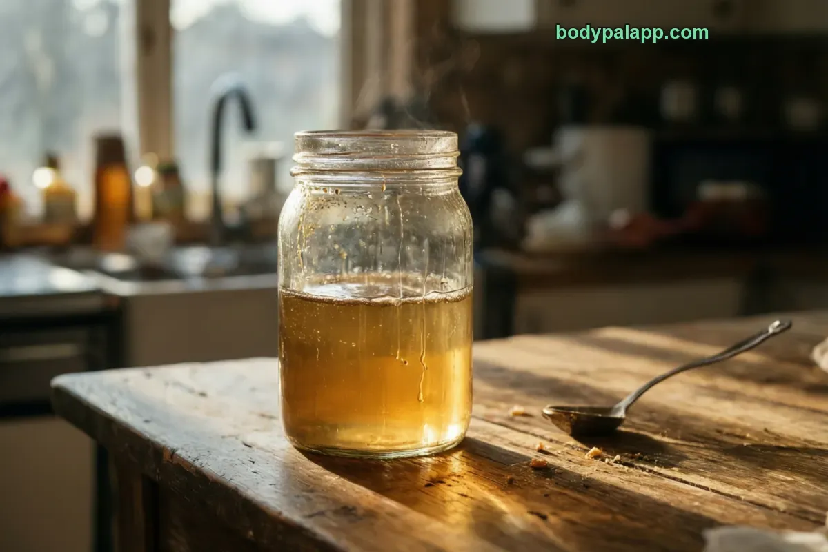 Chicken stock, home-prepared
