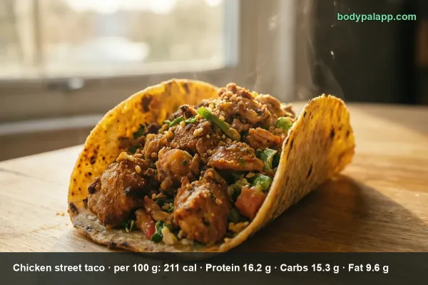 Chicken Street Taco calories