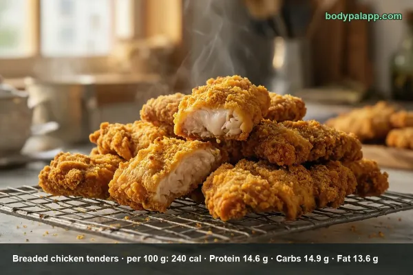Breaded Chicken Tenders calories