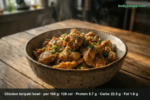 Chicken Teriyaki Bowl calories