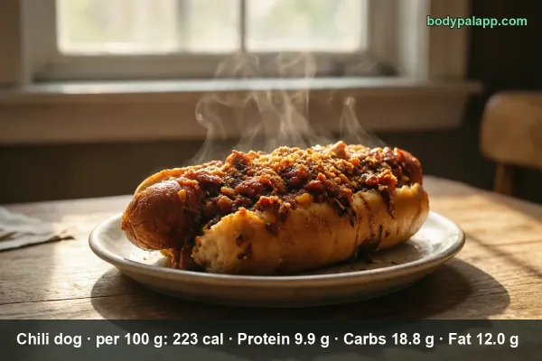 Chili Dog calories